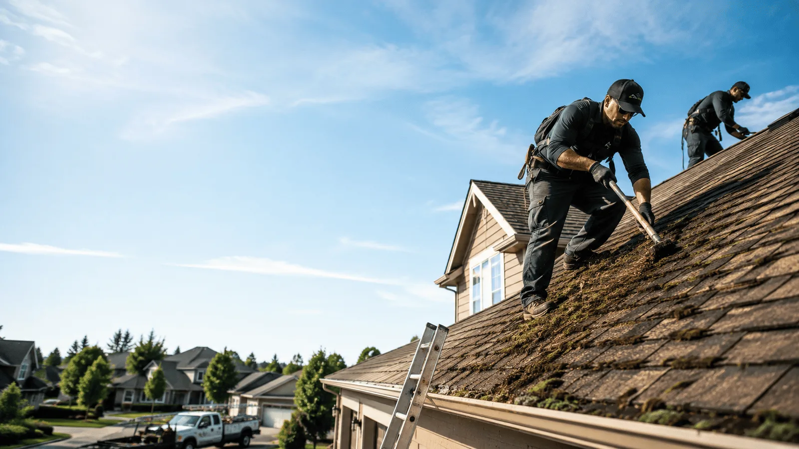 Roof Moss Removal in Nardin, OK near me